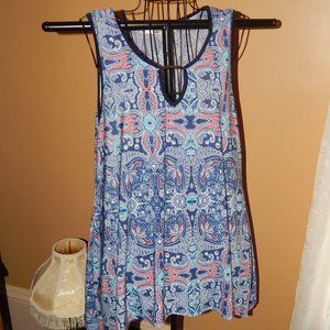 Ladies Agenda Sleeveless Top- Tunic - Size Large